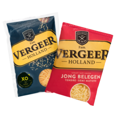 Vergeer geraspte kaas